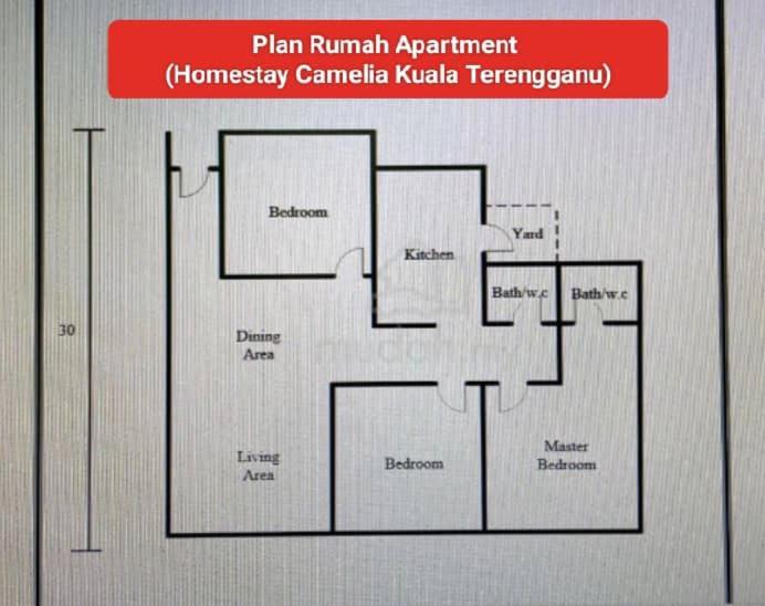 Homestay Budget Kuala Terengganu Tulipsia House Buitenkant foto